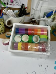 box of washi tape